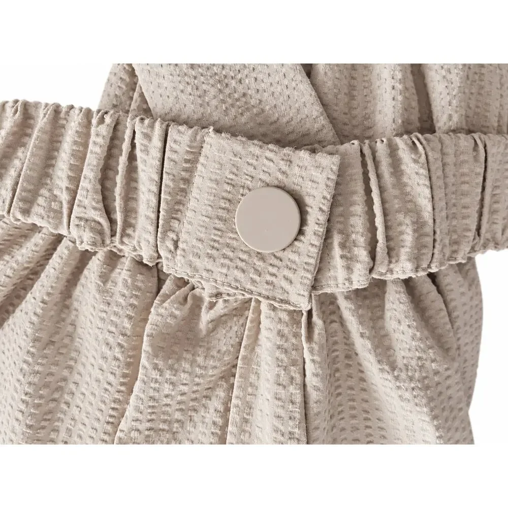 ZARA Women’s XS Beige Linen Blend Sleeveless Belted Wrap Jumpsuit NWT